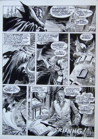 Call of Dracula Sonny Trinidad Original Art Page 17