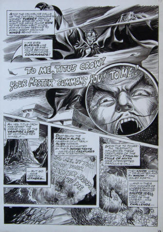 Call of Dracula Sonny Trinidad Original Art Page 19