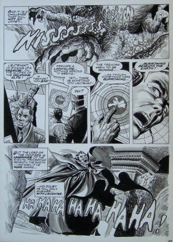 Call of Dracula Sonny Trinidad Original Art Page 20