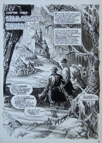 Call of Dracula Sonny Trinidad Original Art Page 21
