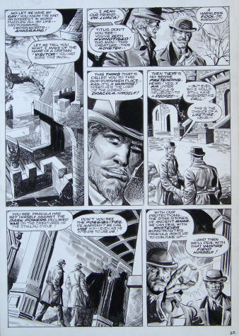 Call of Dracula Sonny Trinidad Original Art Page 22