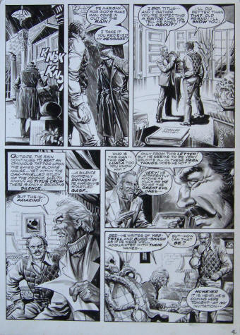 Call of Dracula Sonny Trinidad Original Art Page 4