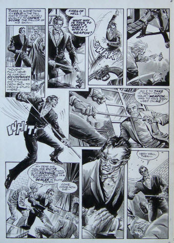 Call of Dracula Sonny Trinidad Original Art Page 6