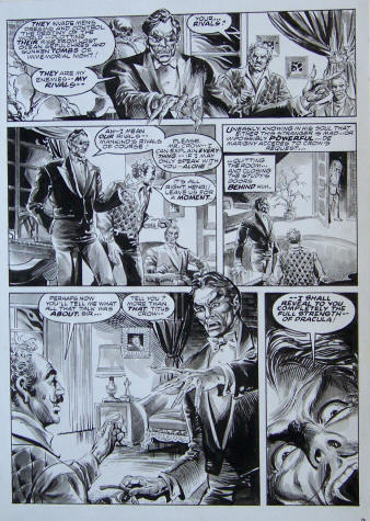 Call of Dracula Sonny Trinidad Original Art Page 9