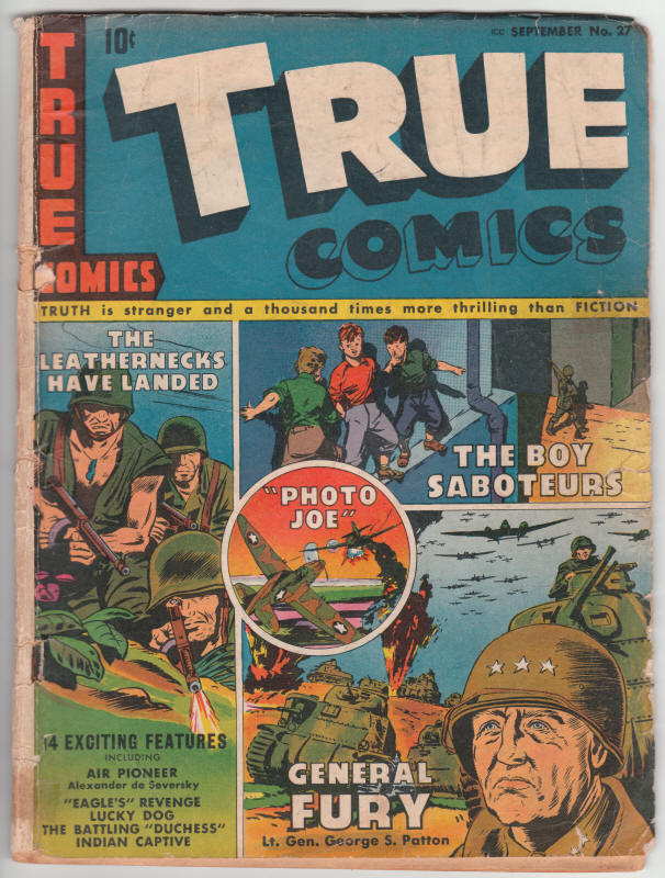 True Comics #27 front cover