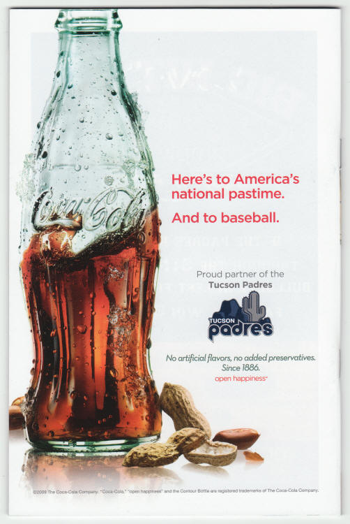 Tucson Padres Program May 2011