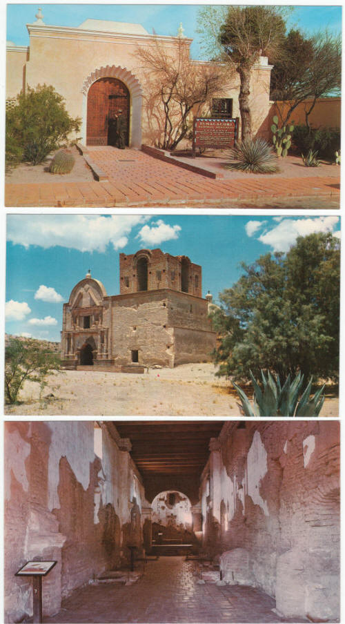 1960s Tumacacori National Monument Arizona Post Cards