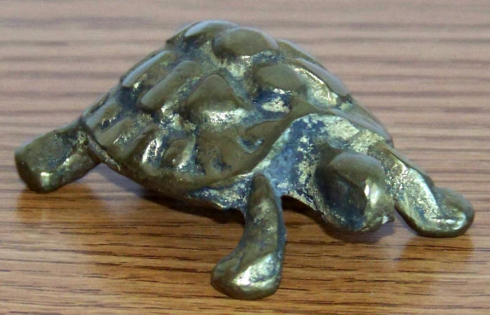 Mid 1970s Brass Turtle