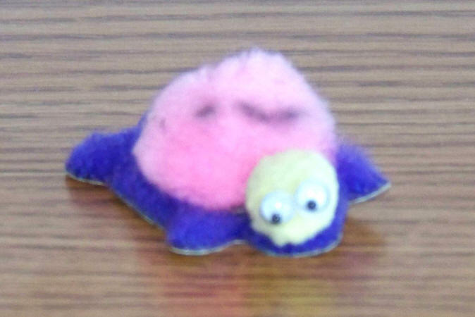 Mid 1970s Puffball Turtle Sticker