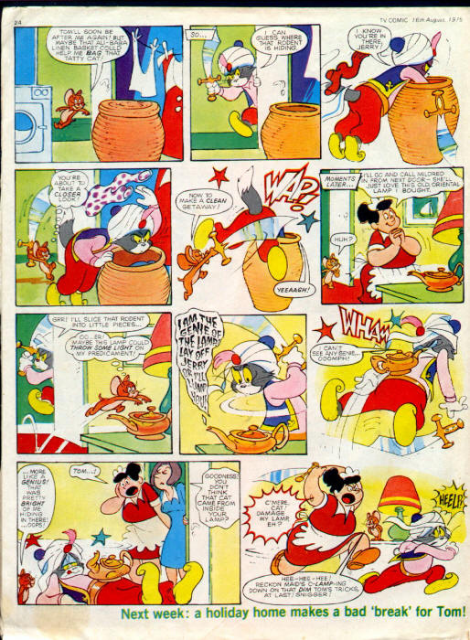 TV Comic August 16 1975 back cover