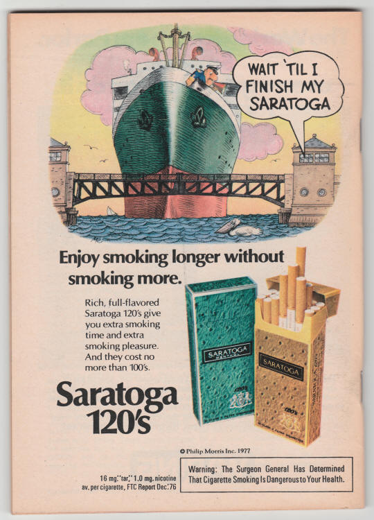 TV Guide #1269 July 1977 back cover