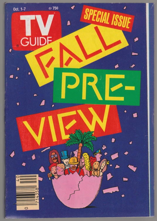 TV Guide #1853 October 1988 front cover