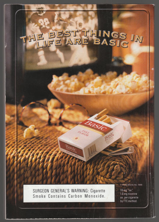 TV Guide #2424 September 1999 back cover