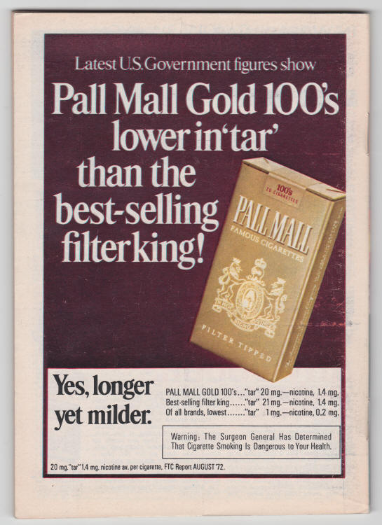 TV Guide #526 #1026 November 1972 back cover