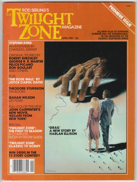 Twilight Zone Magazine #1 front cover