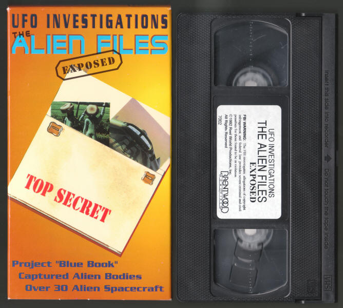 UFO Investigations The Alien Files Exposed VHS