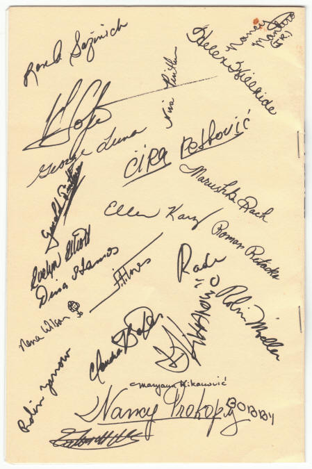 Ukrainian Spirit Dance Company Program back