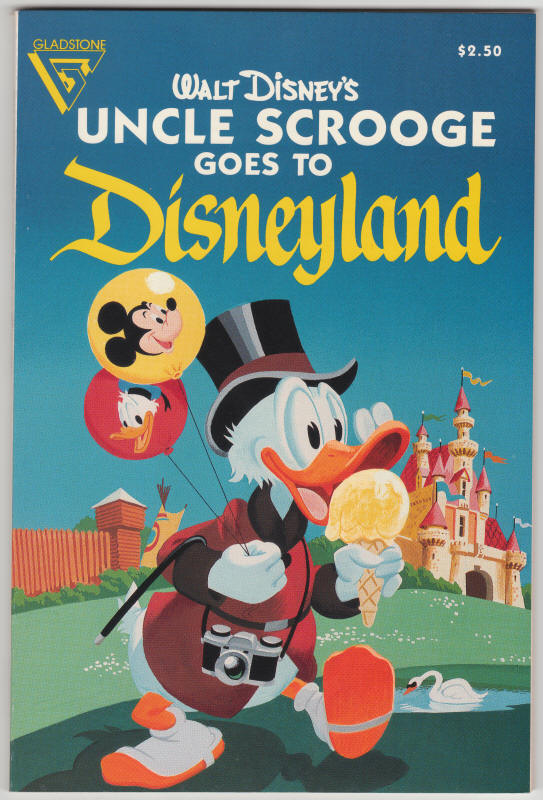 Uncle Scrooge Goes To Disneyland front cover