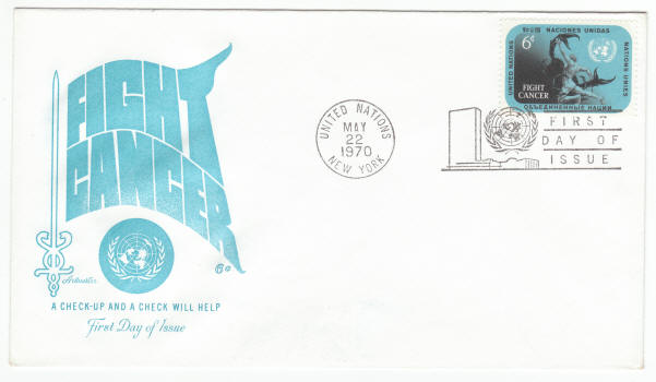 UNNY #207 Fight Cancer First Day Cover