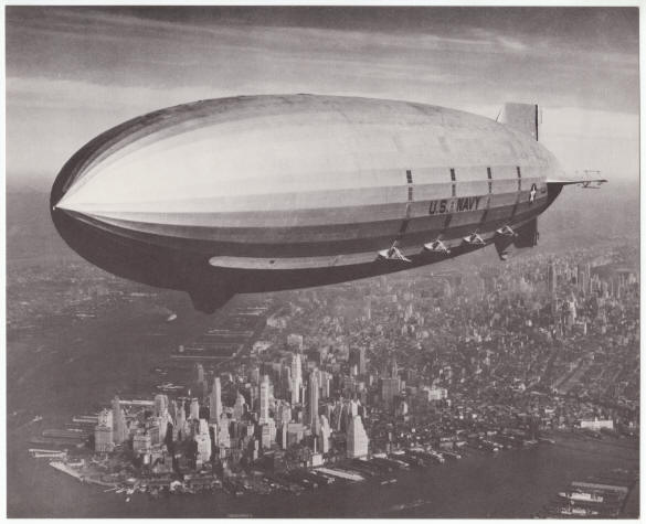 USS Macon Navy Airship Photo