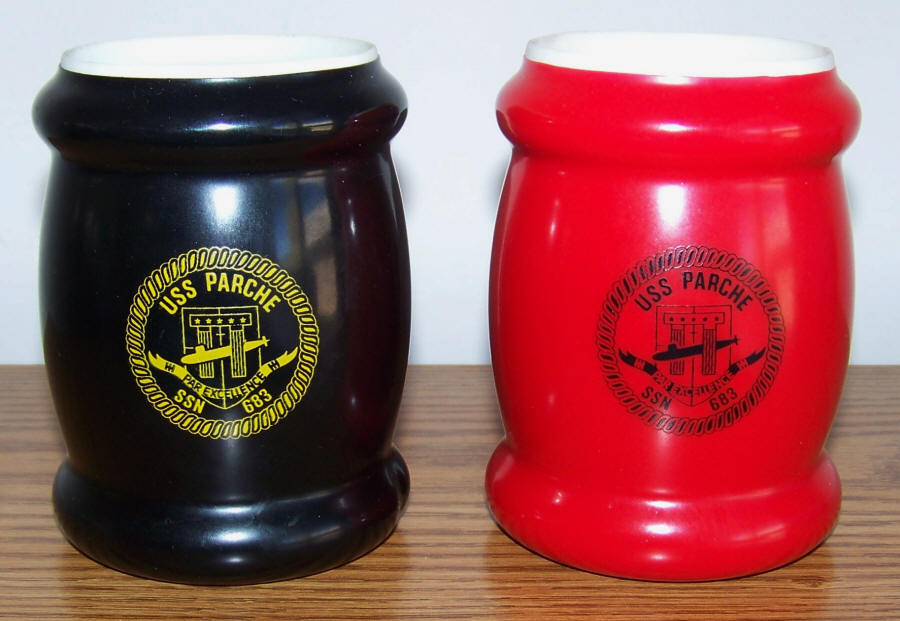 USS Parche Can Bottle Holders Sides