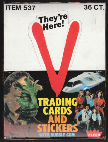 1984 Fleer V Wax Pack Box