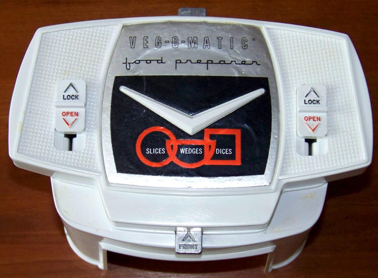 1963 Veg-O-Matic Food Preparer top
