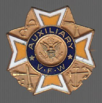 VFW Auxiliary Enamel Lapel Pin