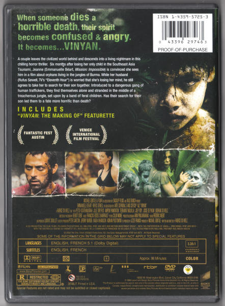 Vinyan DVD