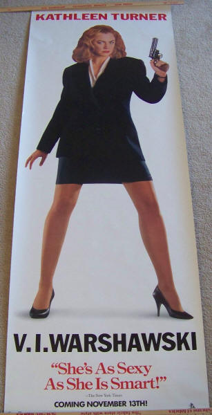 V I Warshawski Home Video Advance Movie Poster