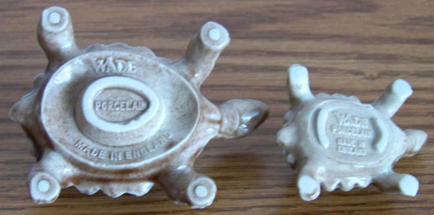 1970s Wade Porcelain Baby Tortoises bottoms