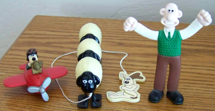 Wallace And Gromit Kentucky Fried Chicken Toy Lot