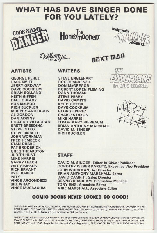 Wally Woods Thunder Agents #4