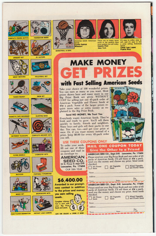 The Warlock #13 back cover