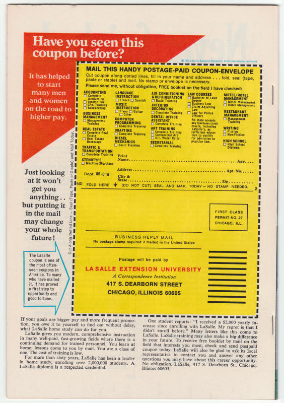 The Warlock #5 back cover