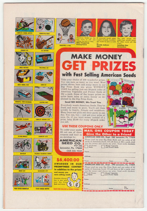 The Warlock #6 back cover