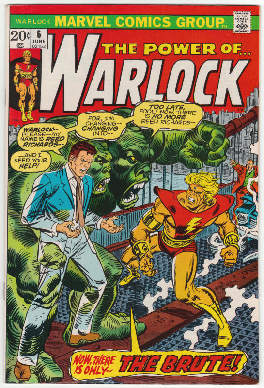 The Warlock #6 front cover