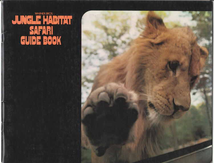 Warner Brothers Jungle Habitat Guide Book front cover
