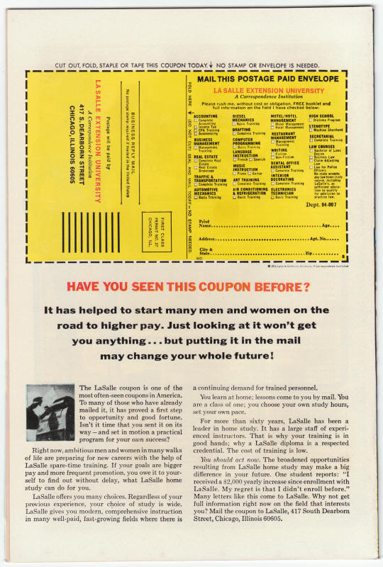 Werewolf By Night #12 back cover