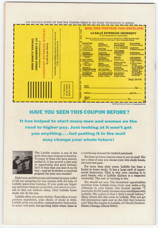 Werewolf By Night #16 back cover