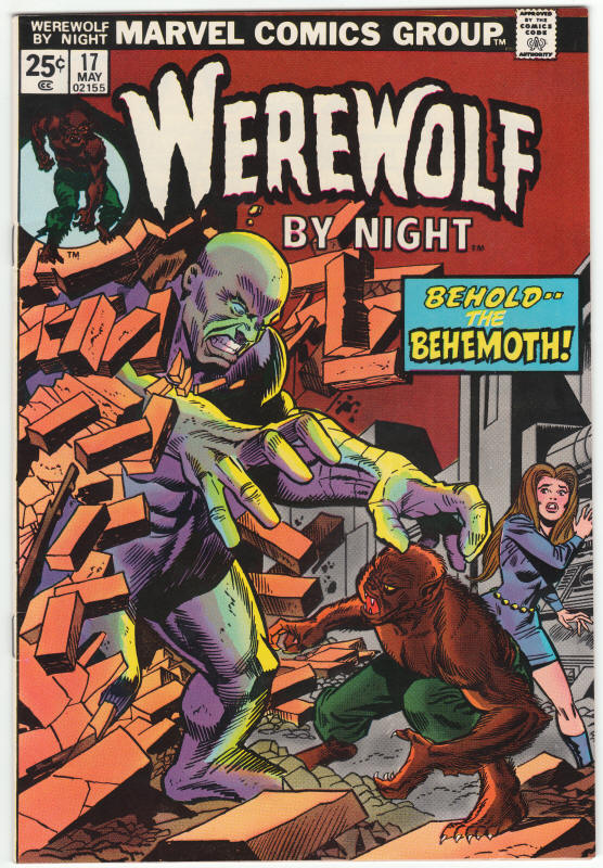 Werewolf By Night #17 front cover