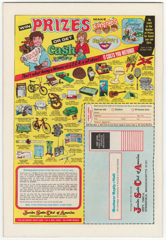 Werewolf By Night #22 back cover