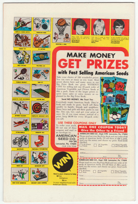 Werewolf By Night #30 back cover