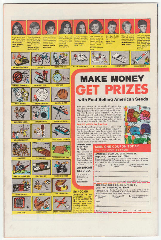 Werewolf By Night #43 back cover