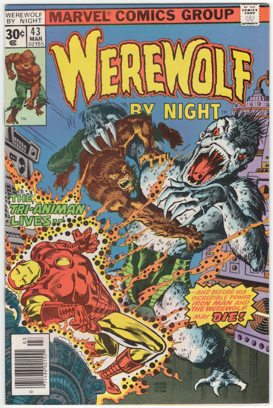 Werewolf By Night #43 front cover