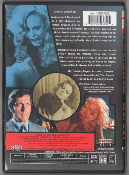 Werewolf Woman DVD