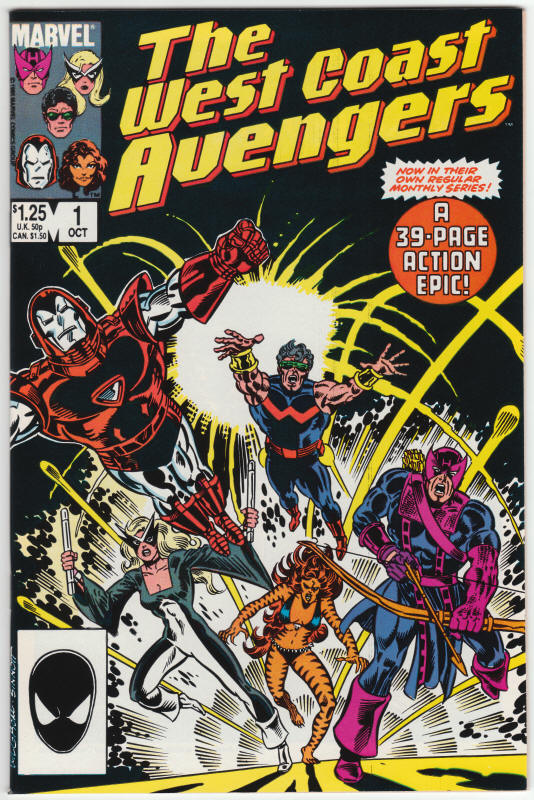 West Coast Avengers Volume 2 #1 front cover