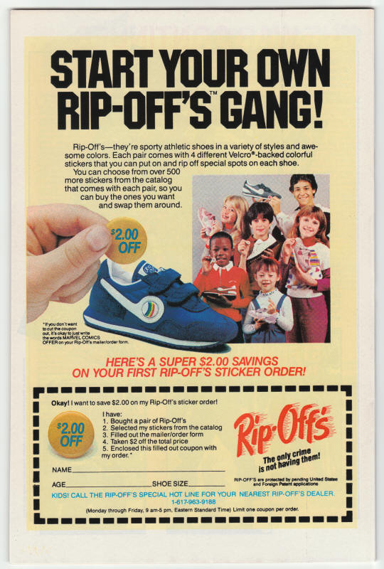 West Coast Avengers Volume 2 #1 back cover