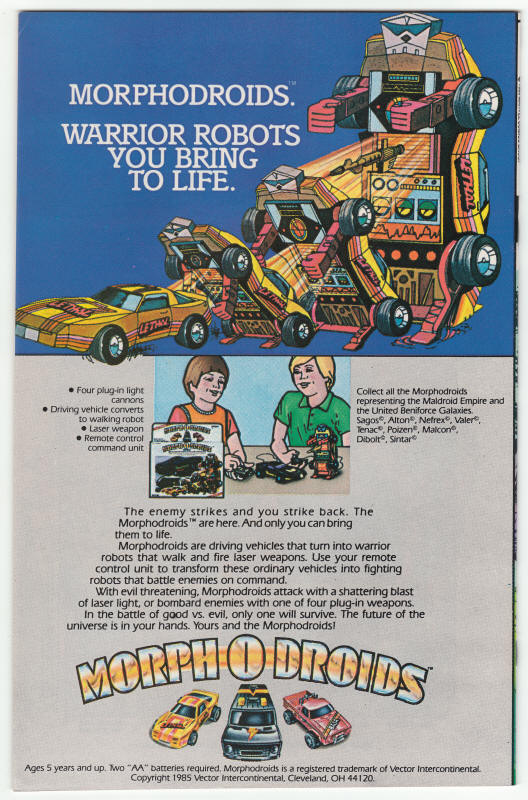 West Coast Avengers Volume 2 #3 back cover