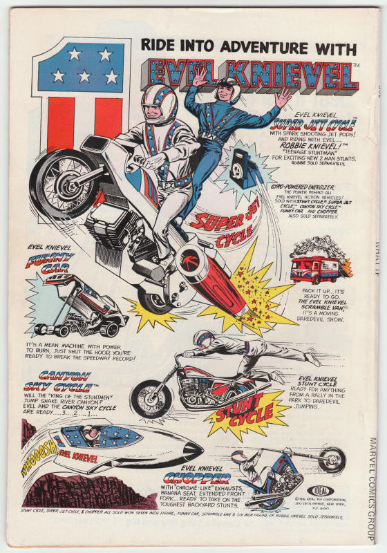 What If #1 1977 First Series back cover